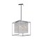 Cwi Lighting Cube 5 Light Chandelier With Chrome Finish QS8381P14C-S - alternate 1